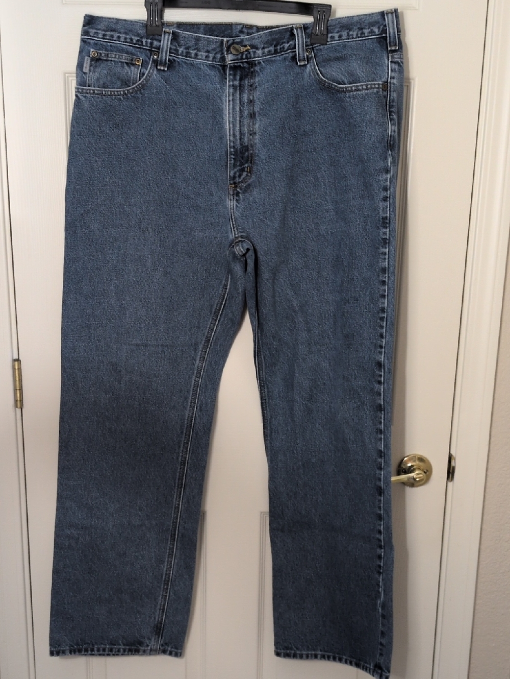 Carhartt, Men's Straight-Leg Jeans in Medium Blue, 42/34
